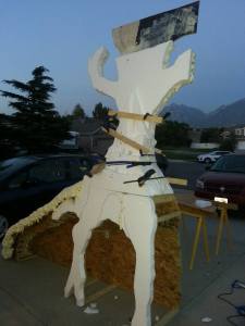 The Lost Boys hideout for Peter Pan Jr. starts to take shape. 